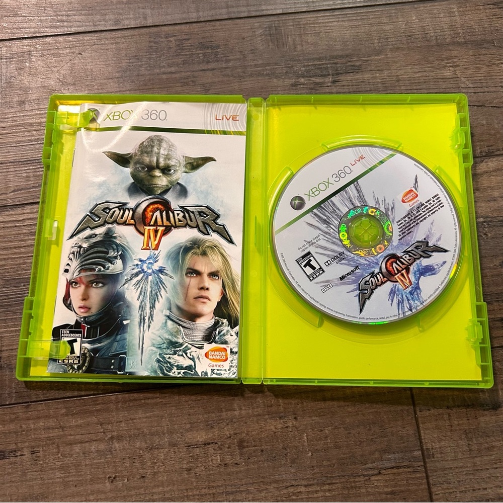 360‎ Soul Calibur IV Game - Green Case - Picture 4 of 6